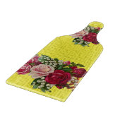 Planche à découper en verre Floral (Coin)