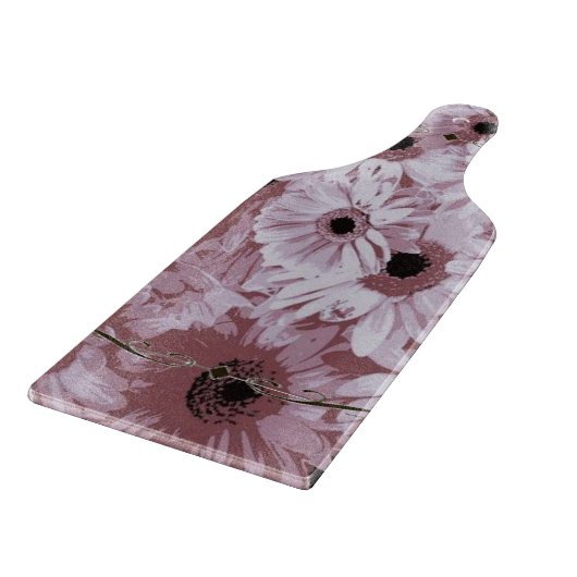 Planche à découper en verre Floral (Coin)
