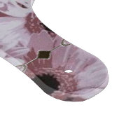 Planche à découper en verre Floral (Coin)