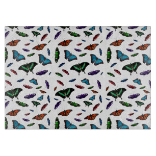 Planche à découper en verre Flutterbies (choisir l