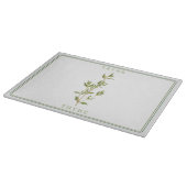 PLANCHE À DÉCOUPER EN VERRE FRESH THYME 15x11 (Coin)