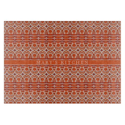 PLANCHE À DÉCOUPER EN VERRE GINGERBREAD 28x20 cm (Devant)