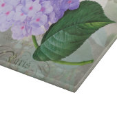 Planche à découper en verre Hydrangea Violet Redou (Coin)