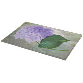 Planche à découper en verre Hydrangea Violet Redou (Coin)