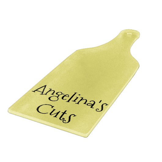 Planche à découper en verre Jaune (Coin)