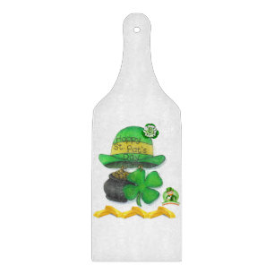 Planche à découper en verre Joyeuse St. Patrick