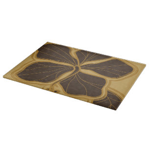 Planche à découper en verre Kailua Hibiscus Hawaïe
