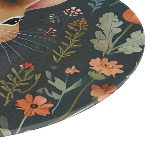 Planche à découper en verre magique Bunny Springti (Coin)