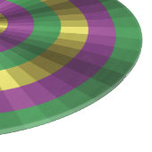 Planche à découper en verre Mardi Gras Illusion (Coin)