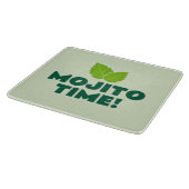Planche à découper en verre Mojito Time pour soiré (Coin)