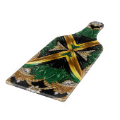 Planche à découper en verre paddle Couleurs jamaïc (Coin)