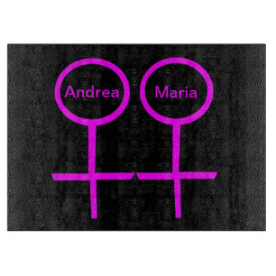 Planche à découper en verre personnalisable pour l