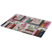 Planche à découper en verre pour bibliothèque flor (Coin)
