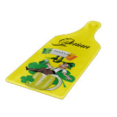 Planche à découper en verre pour la Saint-Patrick (Coin)