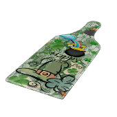 Planche à découper en verre pour la Saint-Patrick (Coin)