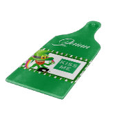 Planche à découper en verre pour la Saint-Patrick (Coin)