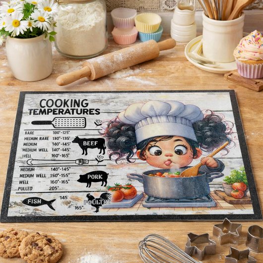 Planche à découper en verre pour température de cu