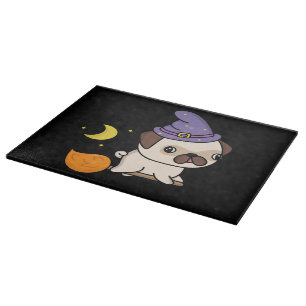 Planche à découper en verre Puggy Witch
