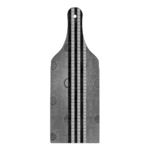 Planche à découper en verre rayée