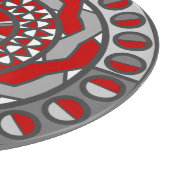 Planche à découper en verre Red Machinery (Coin)