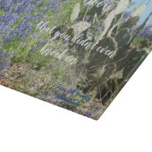 Planche à découper en verre Texas Bluebonnets avec (Coin)