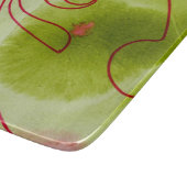 planche à découper en verre vert (Coin)