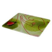 planche à découper en verre vert (Coin)