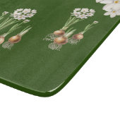 Planche à découper en verre vert du printemps bota (Coin)