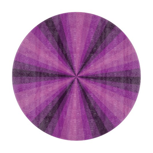 Planche à découper en verre violet illusion d'opti (Devant)
