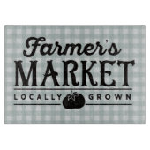 Planche À Découper En vichy Gris du marché agricole (Devant)