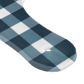 Planche À Découper en vichy Motif bleu Indigo (Coin)