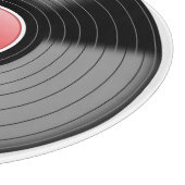 Planche à découper en vinyle vintage (Coin)