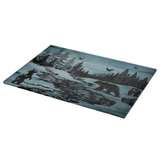 Planche À Découper Enchanted Forest Wildlife Cutting Board (Coin)