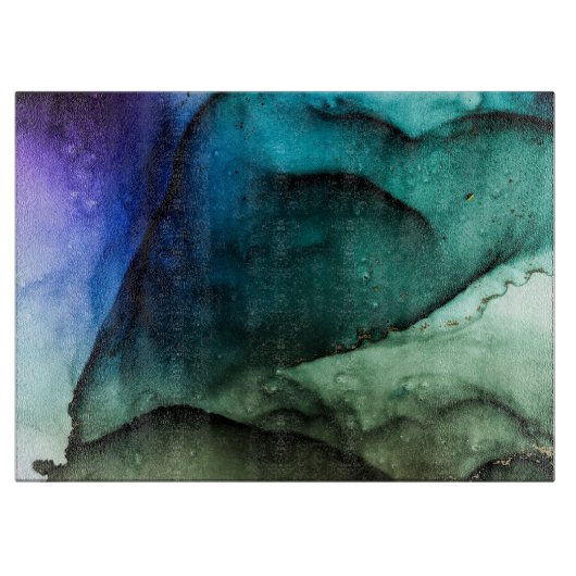 Planche à découper encre alcool fluide (Devant)