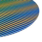 Planche À Découper Énergie alignée | Lignes Abstraites Verre décorati (Coin)