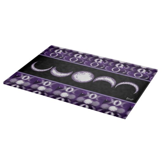 Planche À Découper Enfant mauve lune (Coin)