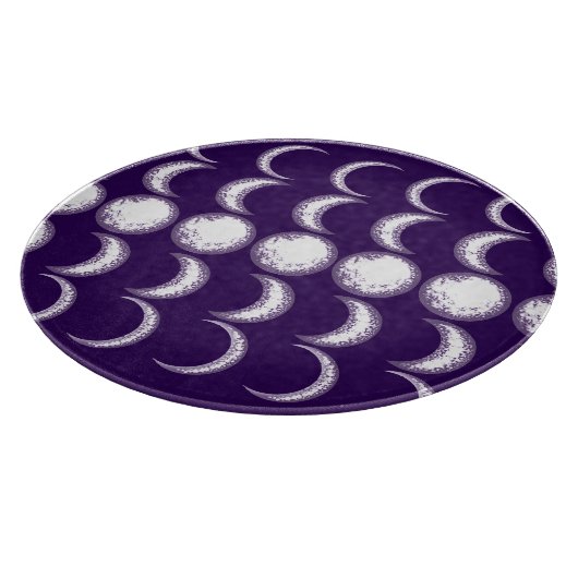 Planche À Découper Enfant mauve lune (Coin)