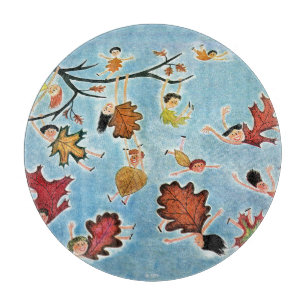 Planche À Découper Enfants de feuille