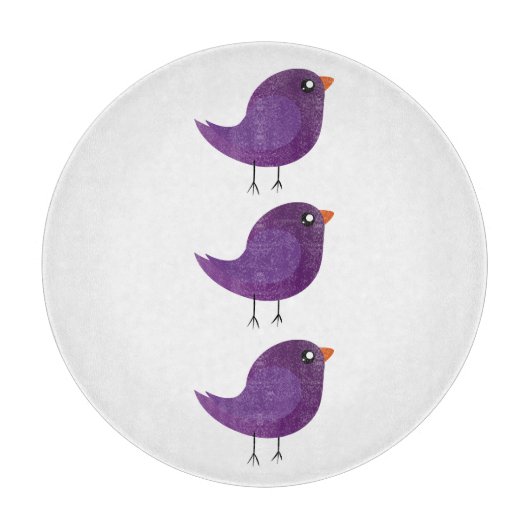 Planche À Découper Enfants mignonette birdy (Devant)