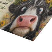 Planche À Découper Enfin assez âgé Vache (Coin)