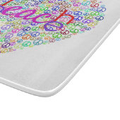 Planche À Découper Enseigner le coeur de la paix Thunder_Cove (Coin)