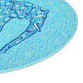Planche À Découper Ephène de fleur de Lotus - turquoise (Coin)