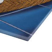 Planche À Découper Épicerie Papier Sac Chat Cuisine Bleu (Coin)