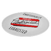 Planche À Découper Épuisé sur le plan émotionnel (Coin)