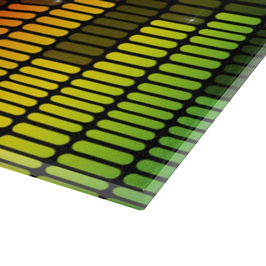 Planche À Découper Equalizer Disco Lights Music Volume (Coin)