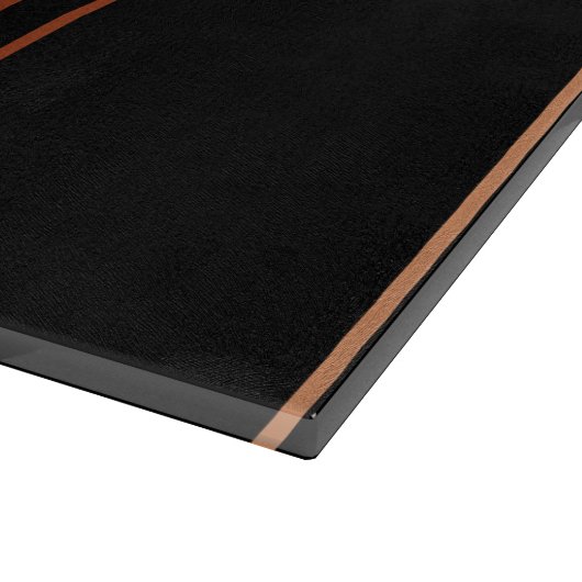 Planche À Découper Equestrian Copper-Embellished Personalized Glass (Coin)