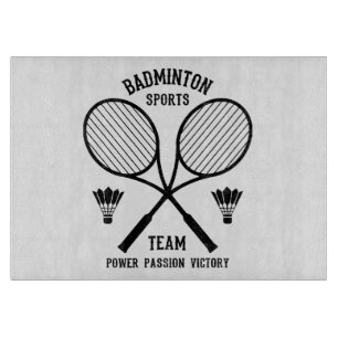 Planche À Découper Équipe de badminton
