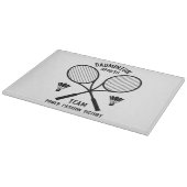 Planche À Découper Équipe de badminton (Coin)
