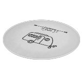 Planche À Découper Équipe de camping (Coin)