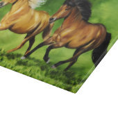Planche À Découper Équipe de rêve Chevaux islandais en course (Coin)